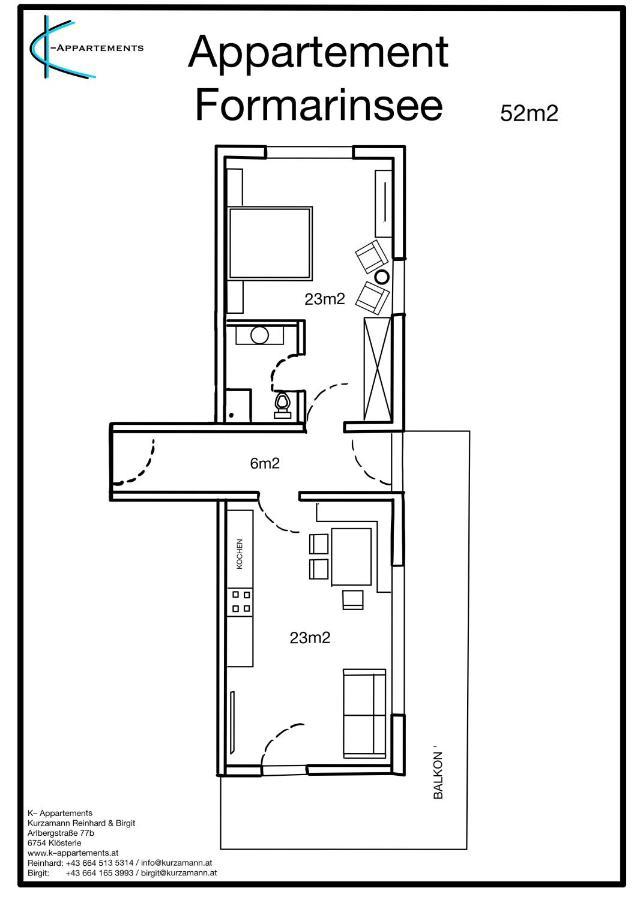 K-Appartements Klosterle Екстериор снимка