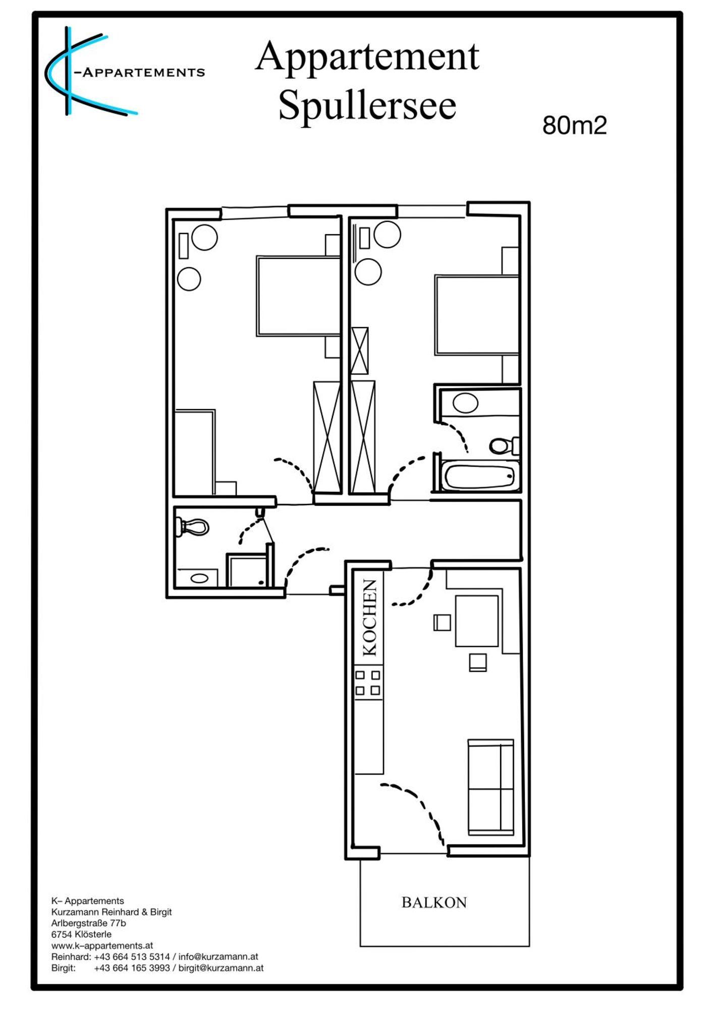 K-Appartements Klosterle Екстериор снимка